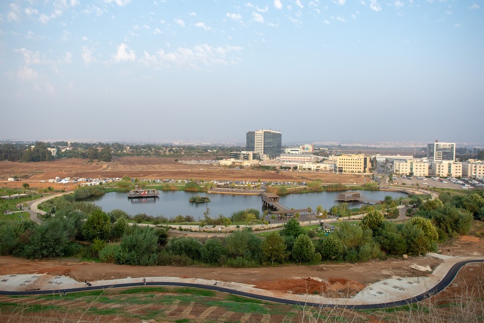 A public park in Hod HaSharon